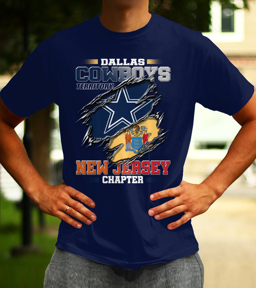 Dallas Cowboys Territory New Jersey Chapter T-Shirt