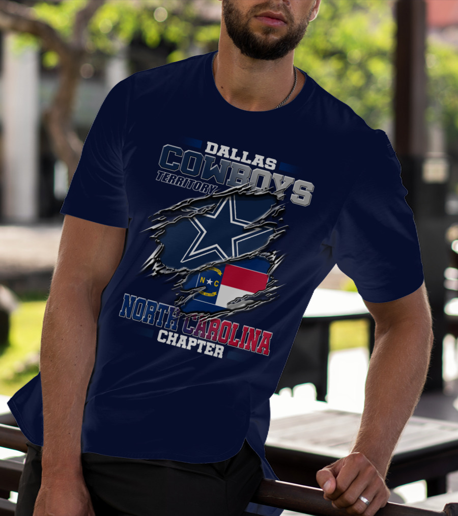 Dallas Cowboys Territory North Carolina Chapter T-Shirt