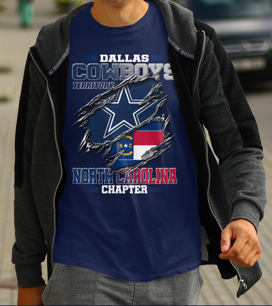 Dallas Cowboys Territory North Carolina Chapter T-Shirt