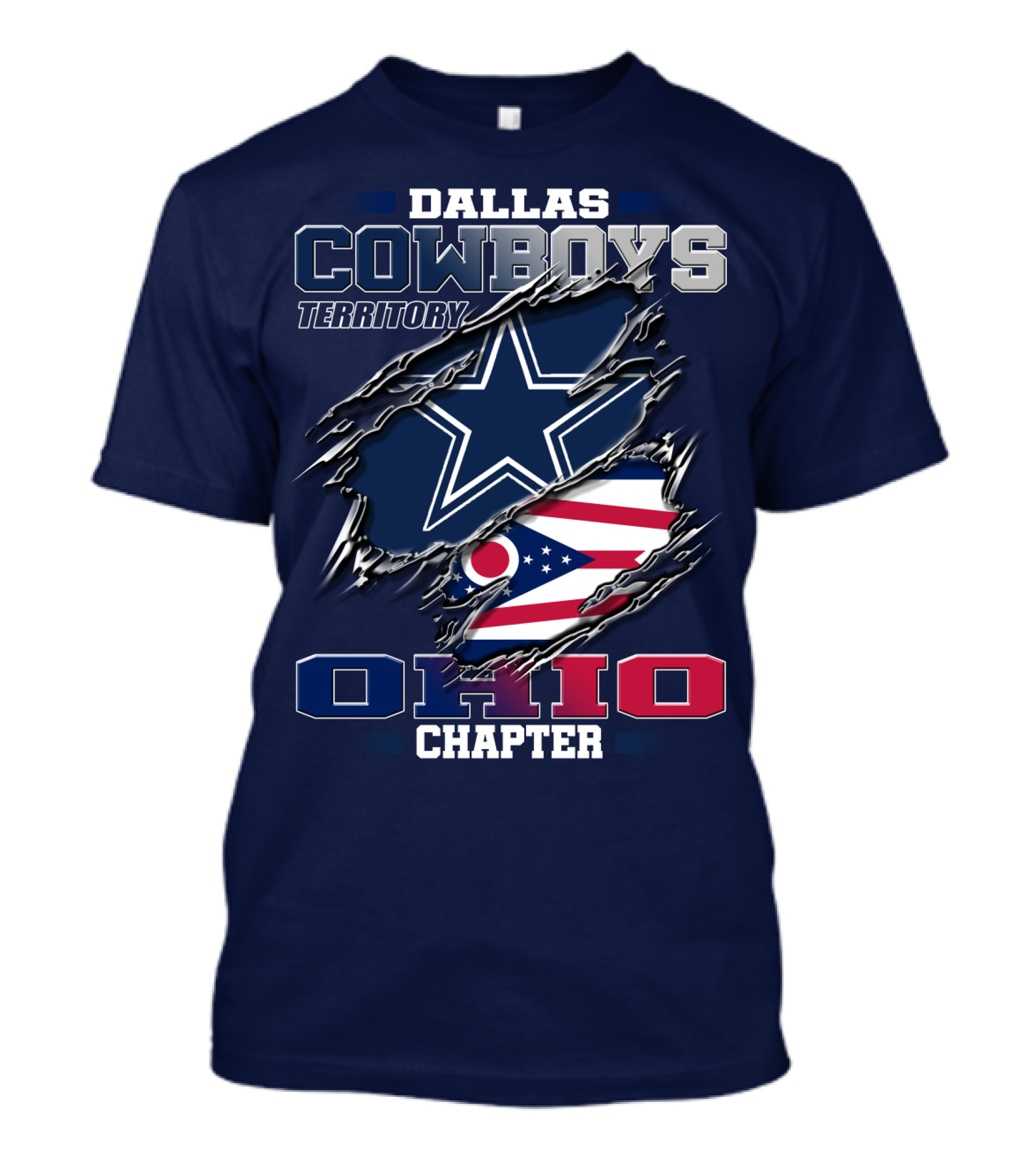 Dallas Cowboys Territory Ohio Chapter T-Shirt