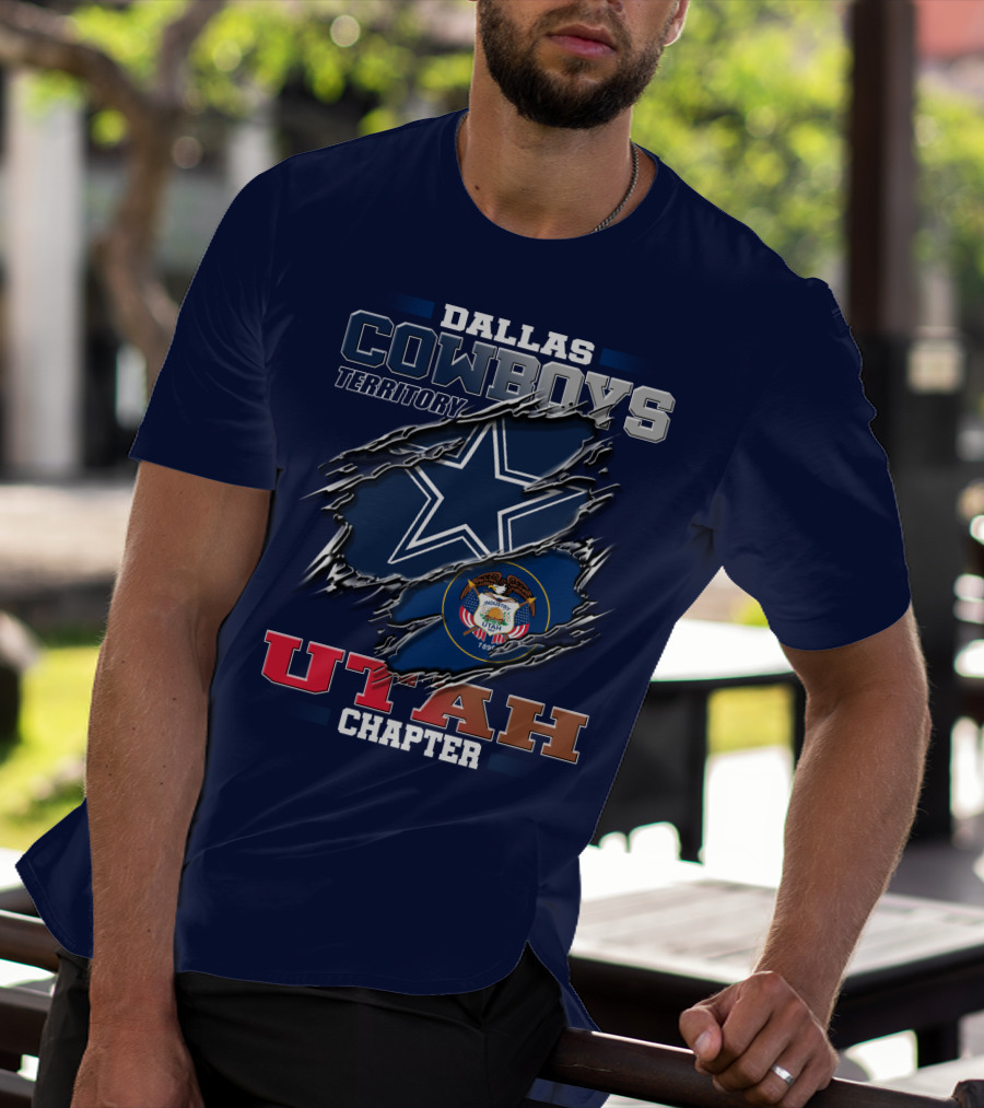 Dallas Cowboys Territory Utah Chapter T-Shirt