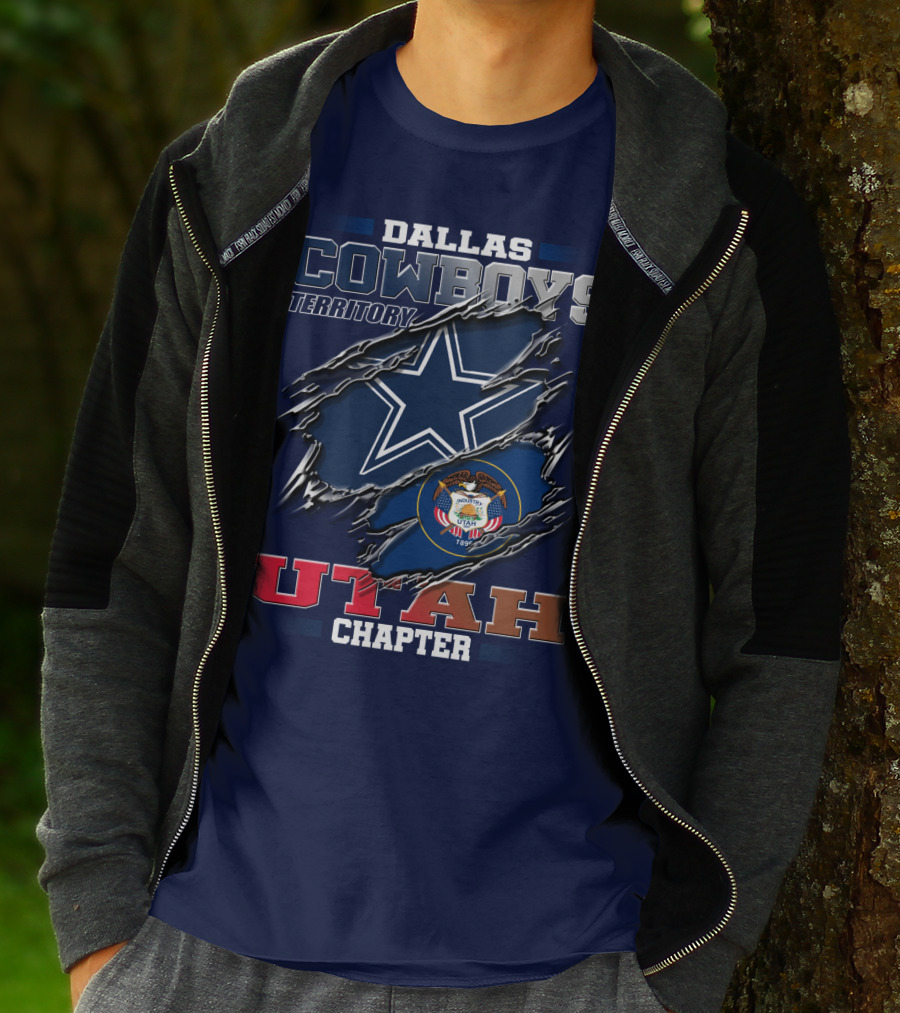 Dallas Cowboys Territory Utah Chapter T-Shirt