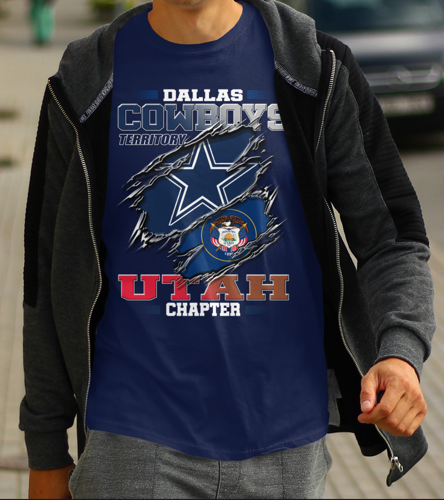 Dallas Cowboys Territory Utah Chapter T-Shirt