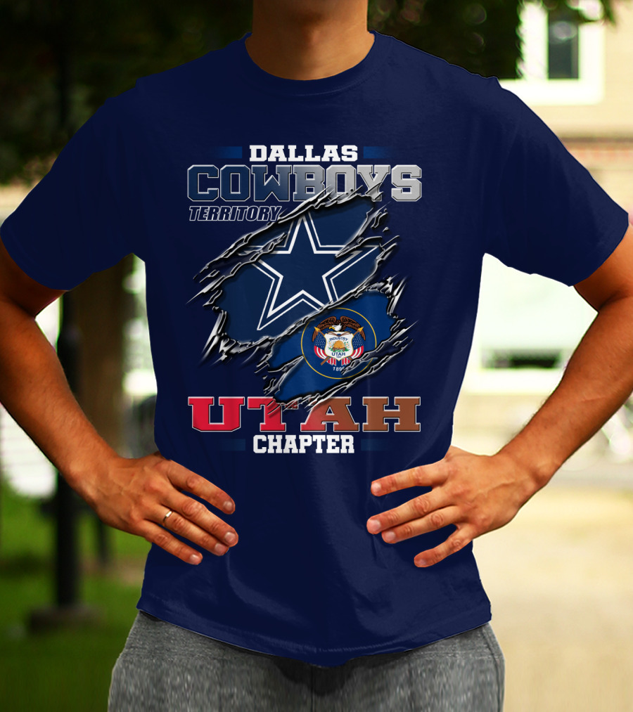Dallas Cowboys Territory Utah Chapter T-Shirt