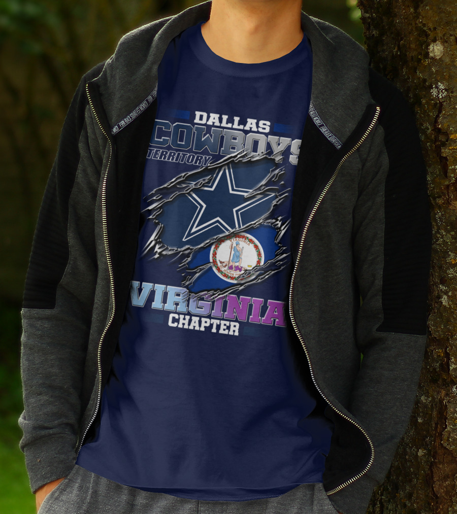 Dallas Cowboys Territory Virginia Chapter T-Shirt