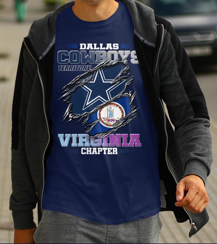 Dallas Cowboys Territory Virginia Chapter T-Shirt