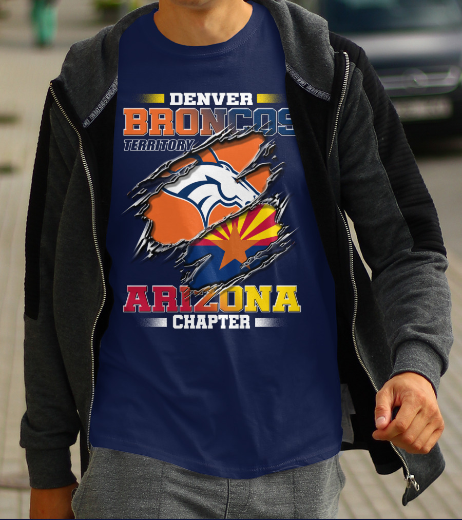 Denver Broncos Territory Arizona Chapter T-Shirt