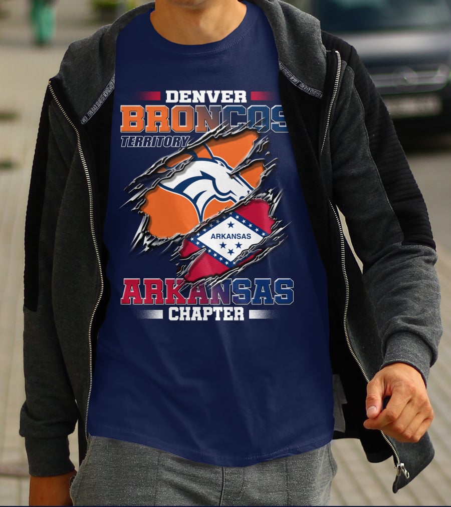 Denver Broncos Territory Arkansas Chapter T-Shirt