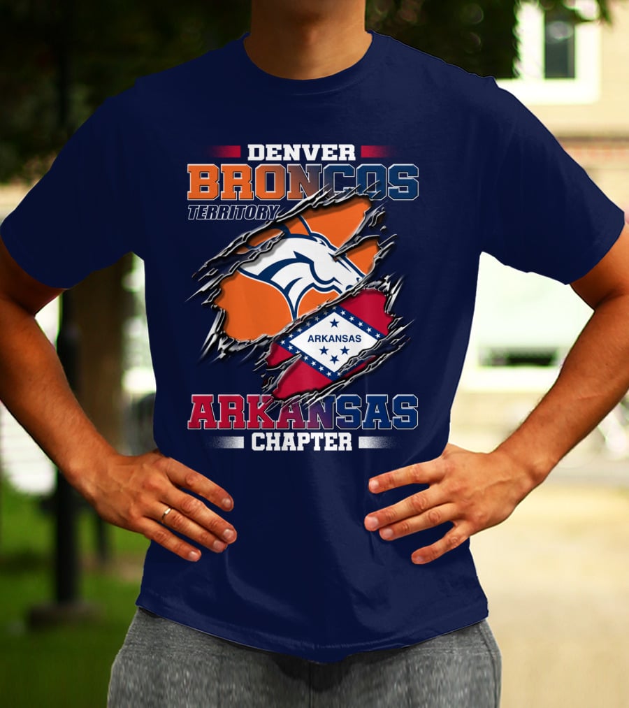 Denver Broncos Territory Arkansas Chapter T-Shirt