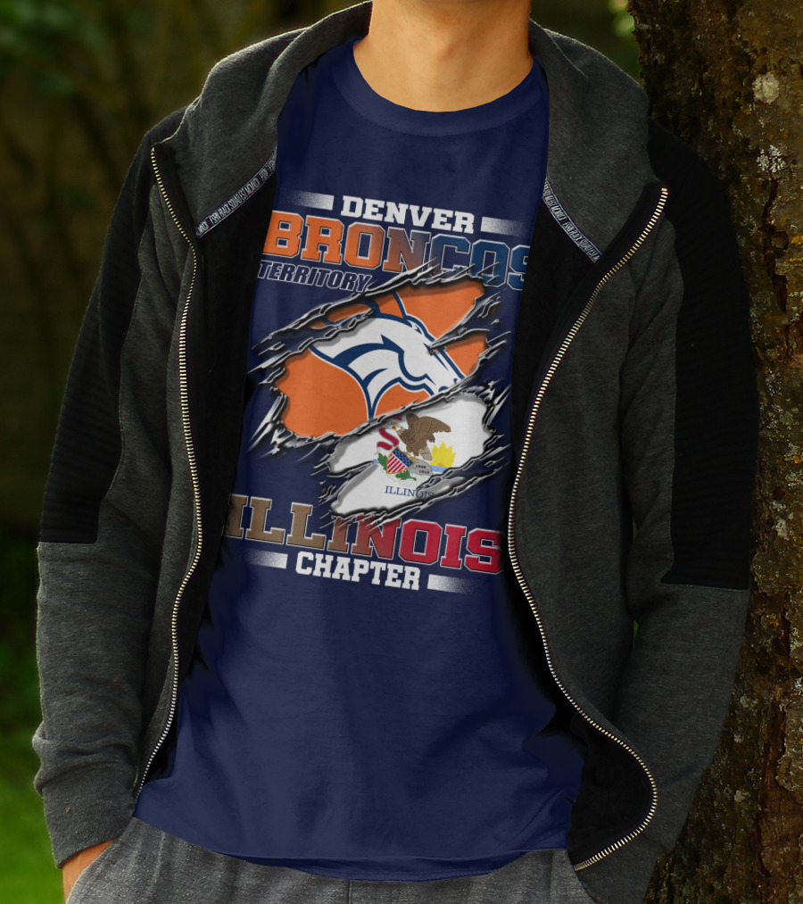 Denver Broncos Territory Illinois Chapter T-Shirt