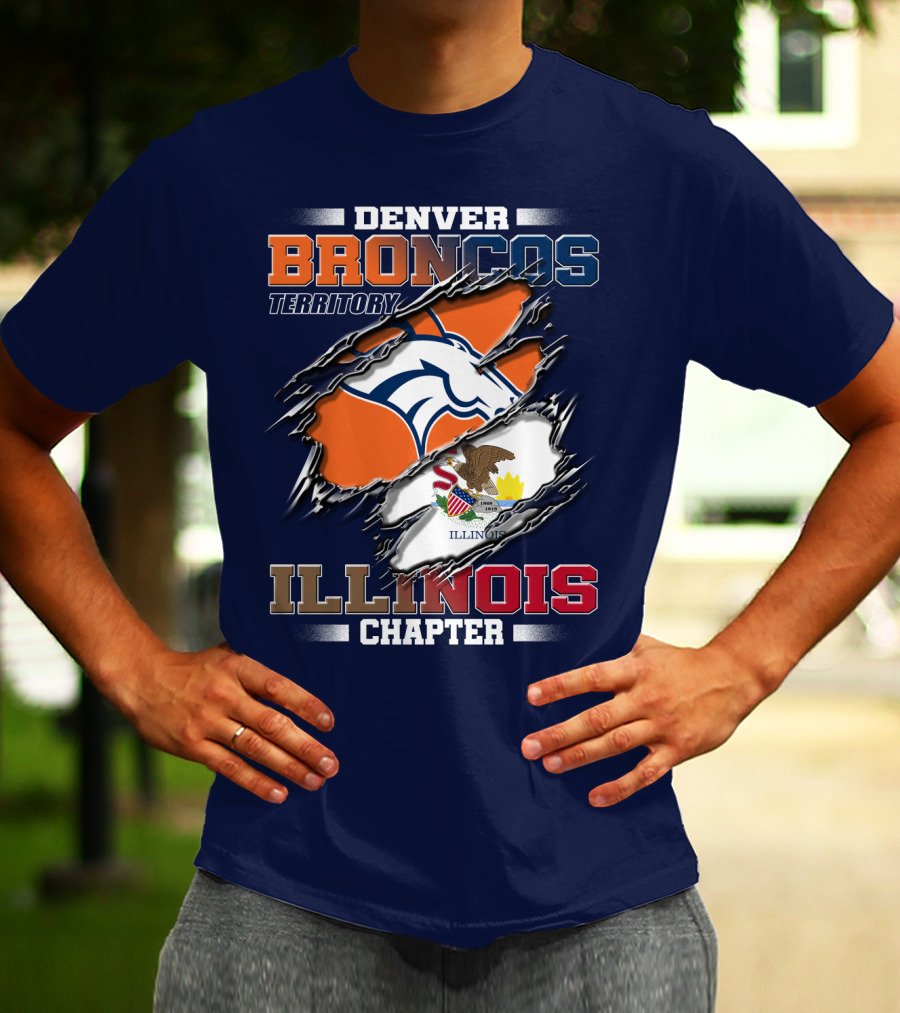 Denver Broncos Territory Illinois Chapter T-Shirt