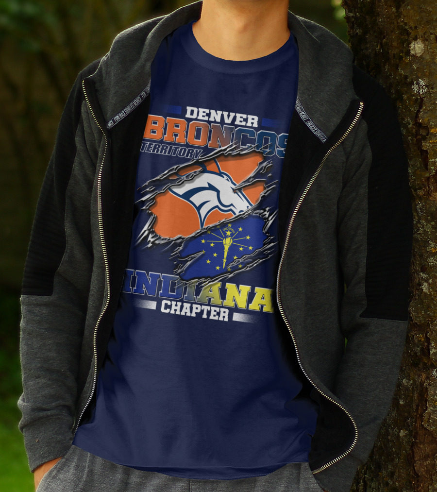 Denver Broncos Territory Indiana Chapter T-Shirt