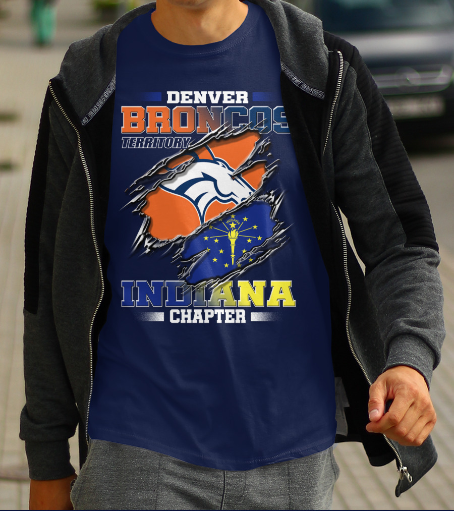 Denver Broncos Territory Indiana Chapter T-Shirt