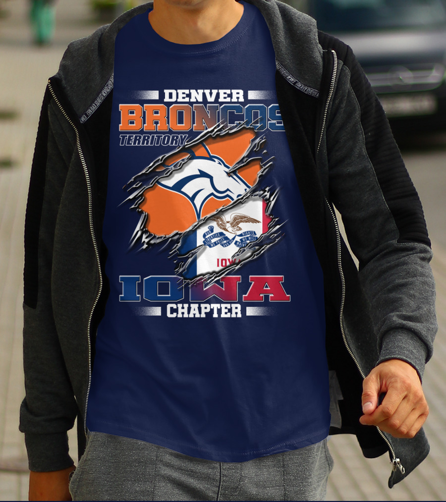 Denver Broncos Territory Iowa Chapter T-Shirt