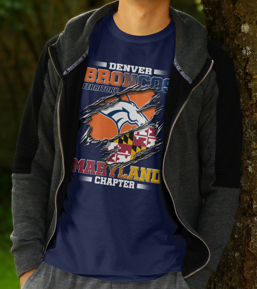 Denver Broncos Territory Maryland Chapter T-Shirt