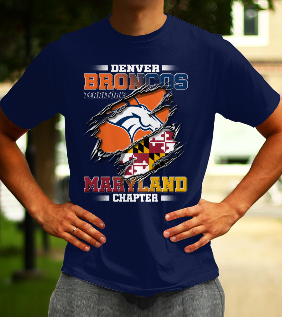 Denver Broncos Territory Maryland Chapter T-Shirt