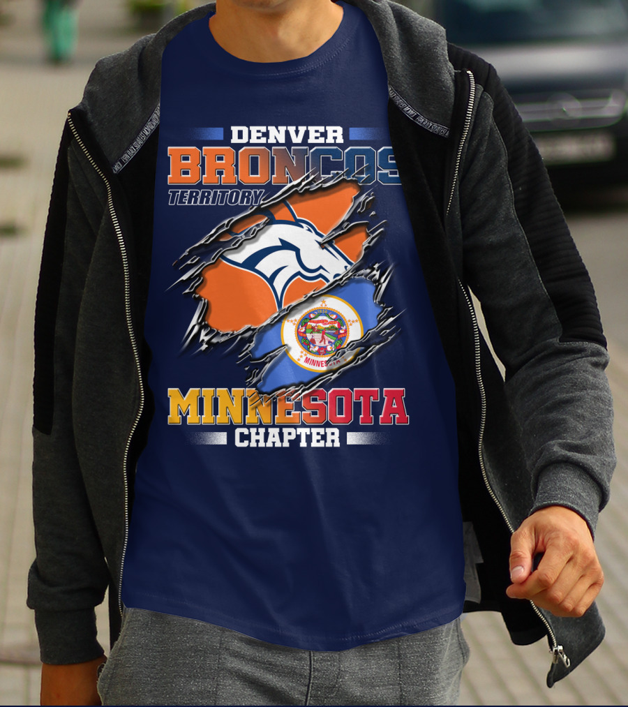 Denver Broncos Territory Minnesota Chapter T-Shirt
