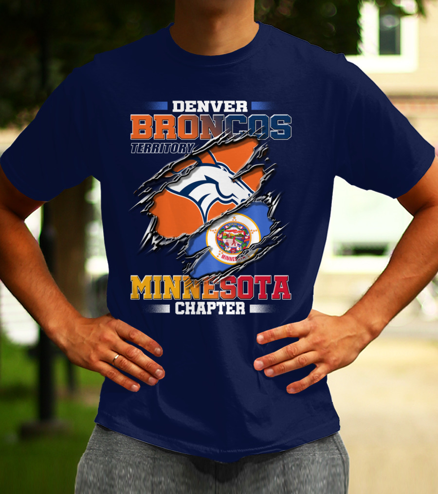 Denver Broncos Territory Minnesota Chapter T-Shirt