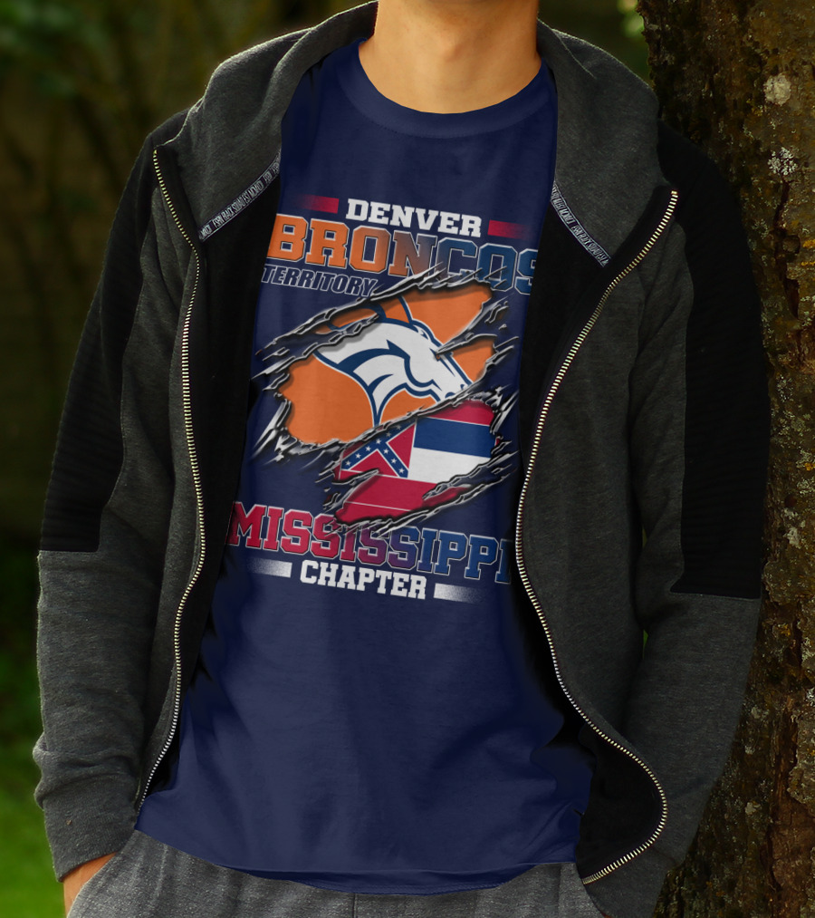 Denver Broncos Territory Mississippi Chapter T-Shirt