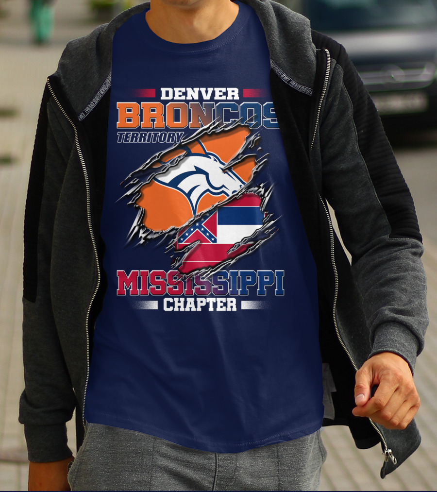 Denver Broncos Territory Mississippi Chapter T-Shirt