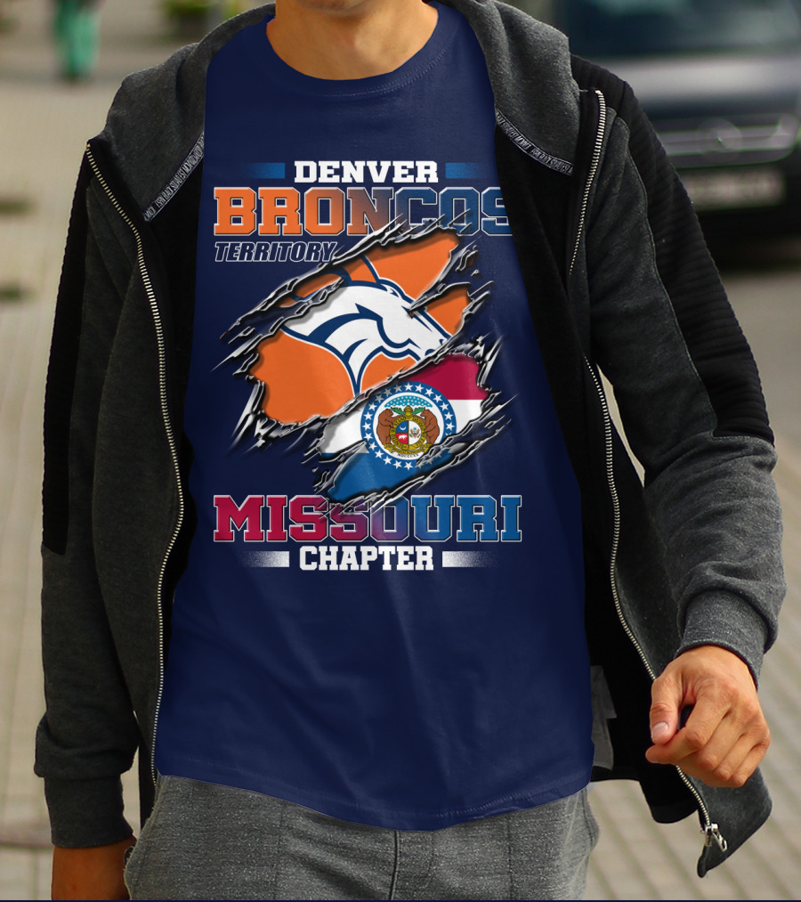 Denver Broncos Territory Missouri Chapter T-Shirt