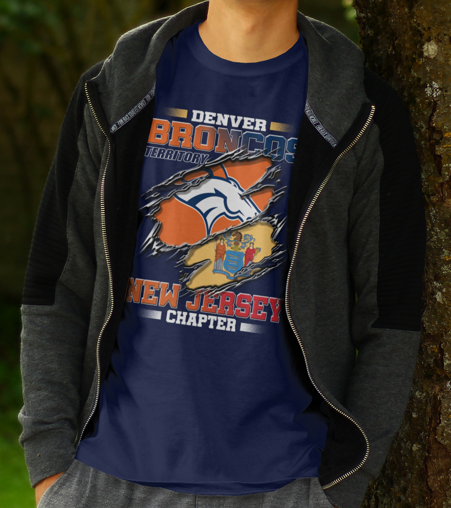 DENVER BRONCOS TERRITORY NEW JERSEY CHAPTER T-Shirt
