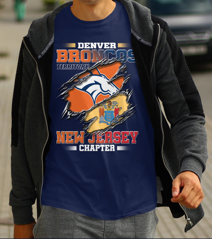 DENVER BRONCOS TERRITORY NEW JERSEY CHAPTER T-Shirt