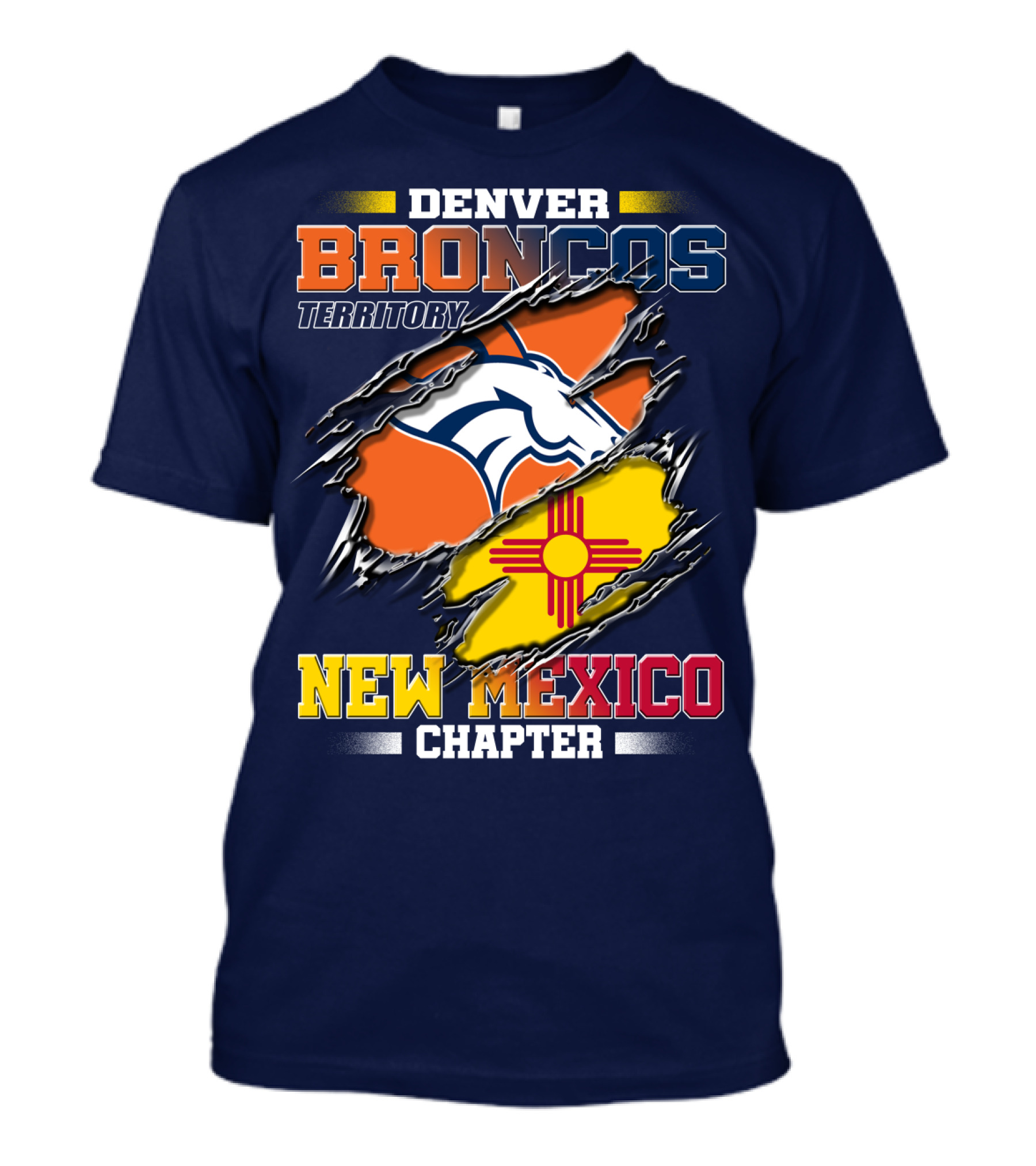 Denver Broncos Territory New Mexico Chapter T-Shirt