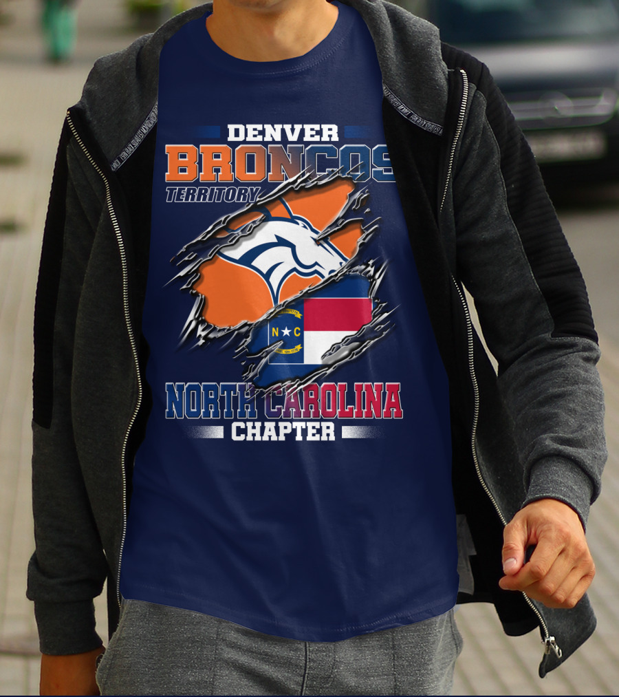 DENVER BRONCOS TERRITORY NORTH CAROLINA CHAPTER T-Shirt