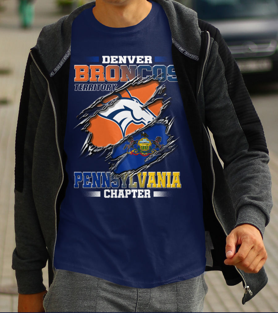 Denver Broncos Territory Pennsylvania Chapter T-Shirt