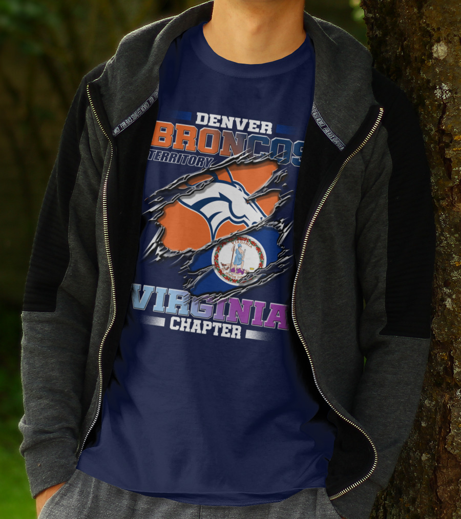 Denver Broncos Territory Virginia Chapter T-Shirt