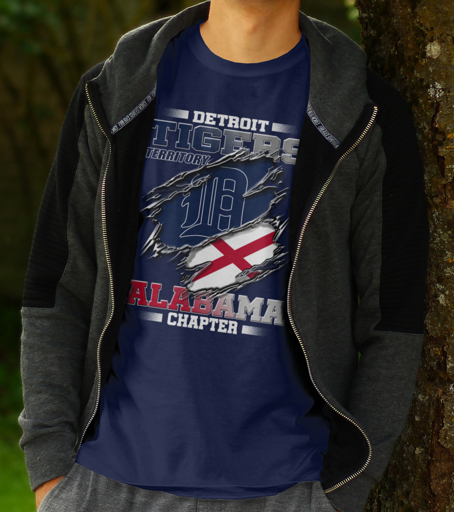 Detroit Tigers Territory Alabama Chapter T-Shirt