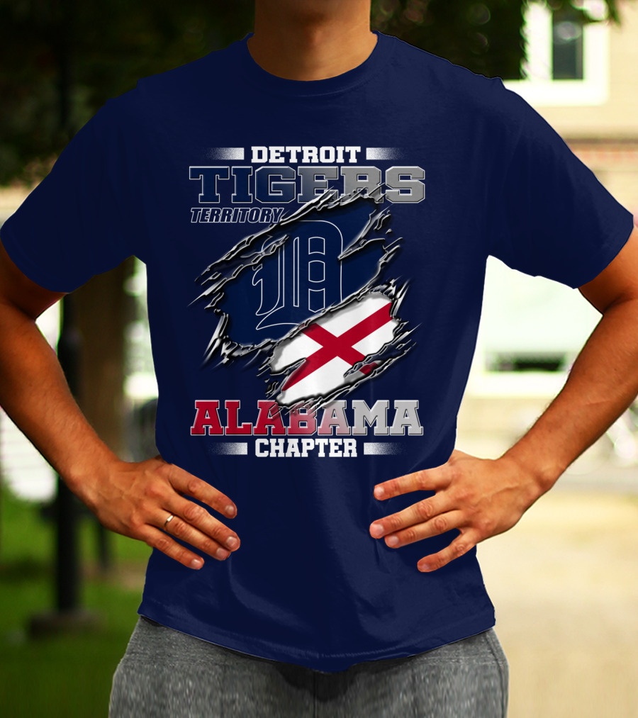 Detroit Tigers Territory Alabama Chapter T-Shirt
