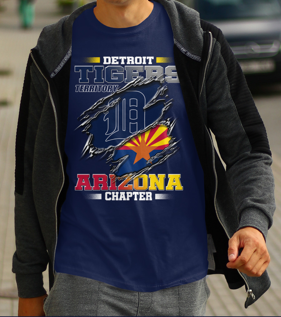 Detroit Tigers Territory Arizona Chapter T-Shirt