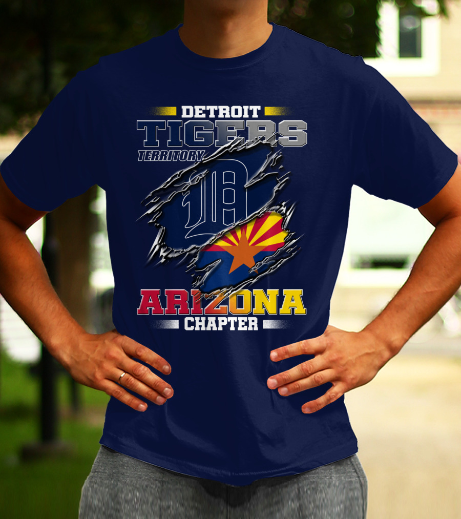 Detroit Tigers Territory Arizona Chapter T-Shirt