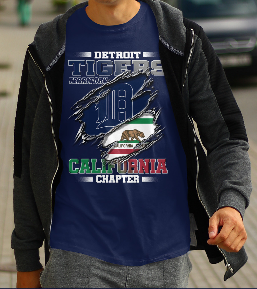 Detroit Tigers Territory California Chapter T-Shirt