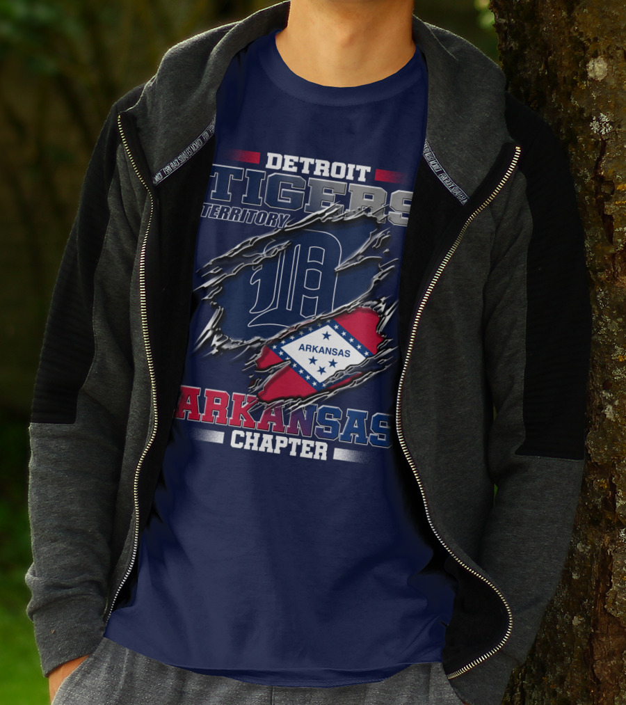 Detroit Tigers Territory Arkansas Chapter T-Shirt