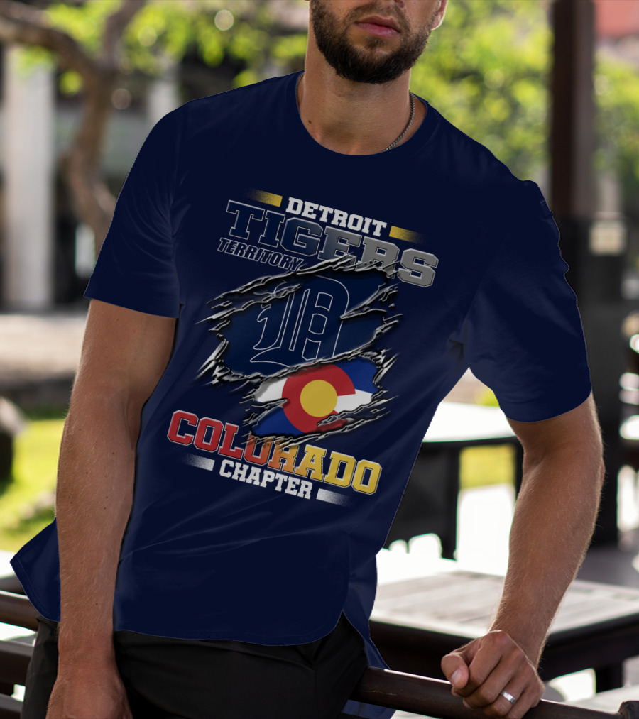Detroit Tigers Territory Colorado Chapter T-Shirt
