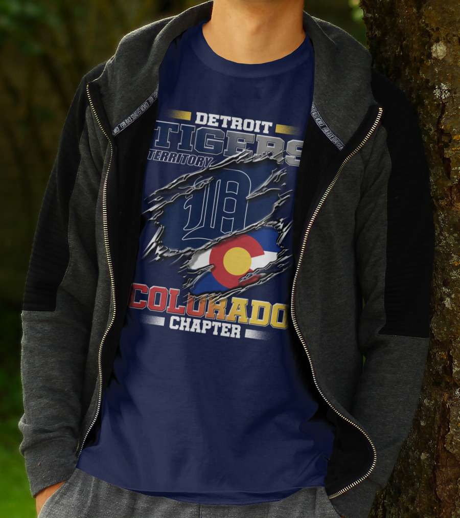 Detroit Tigers Territory Colorado Chapter T-Shirt