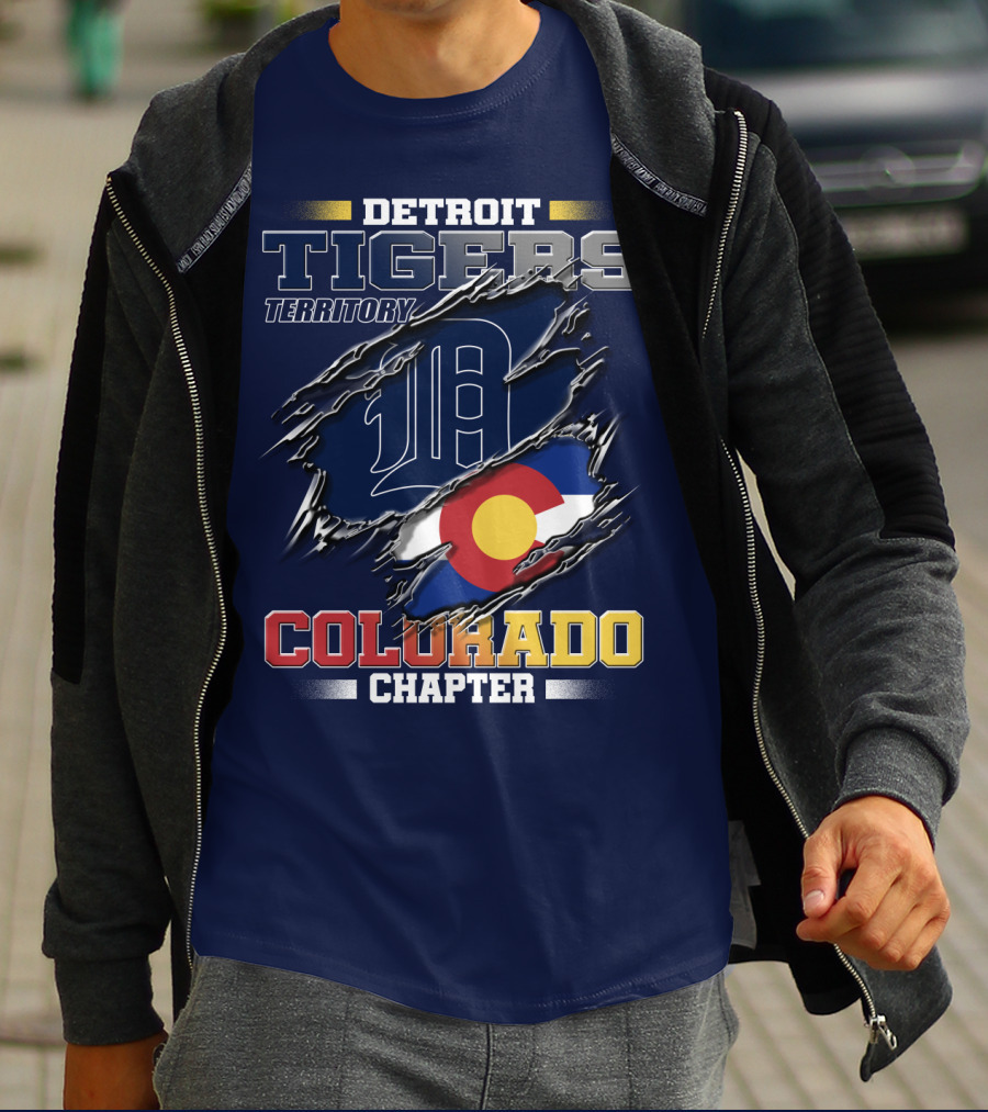 Detroit Tigers Territory Colorado Chapter T-Shirt
