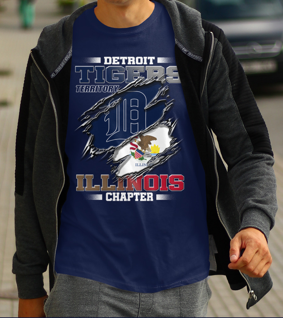 DETROIT TIGERS TERRITORY ILLINOIS CHAPTER T-Shirt