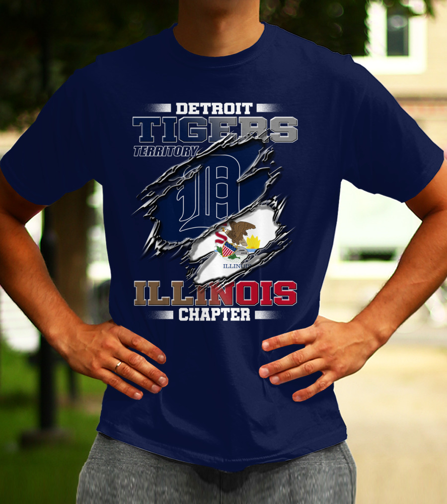 DETROIT TIGERS TERRITORY ILLINOIS CHAPTER T-Shirt