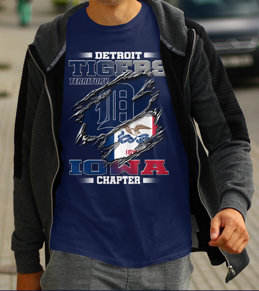 Detroit Tigers Territory Iowa Chapter T-Shirt