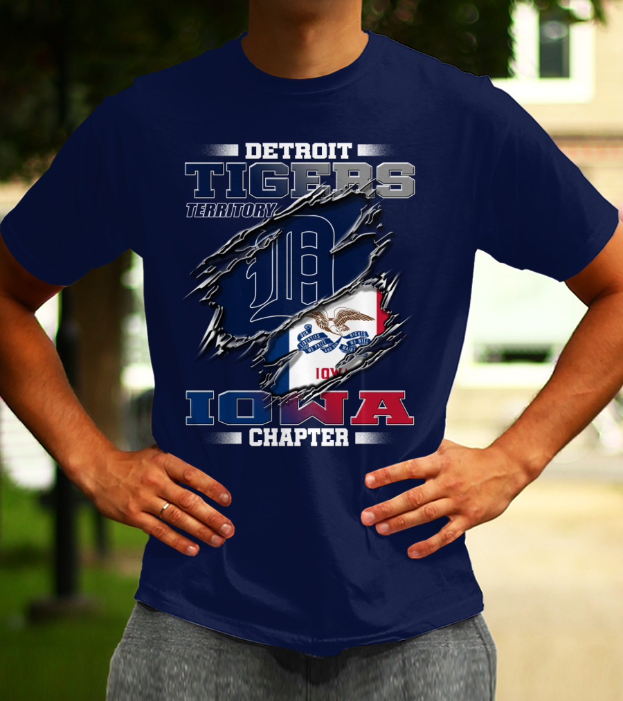 Detroit Tigers Territory Iowa Chapter T-Shirt