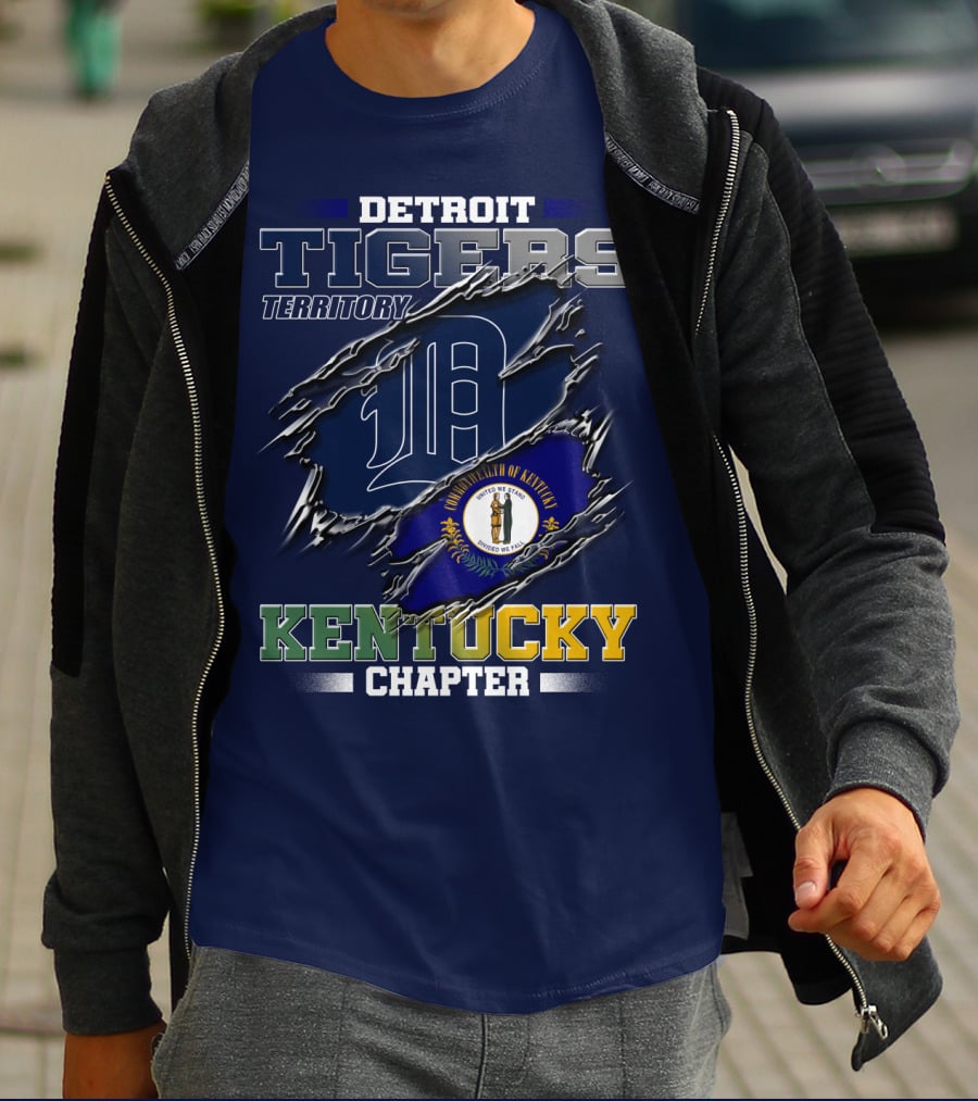 Detroit Tigers Territory Kentucky Chapter T-Shirt