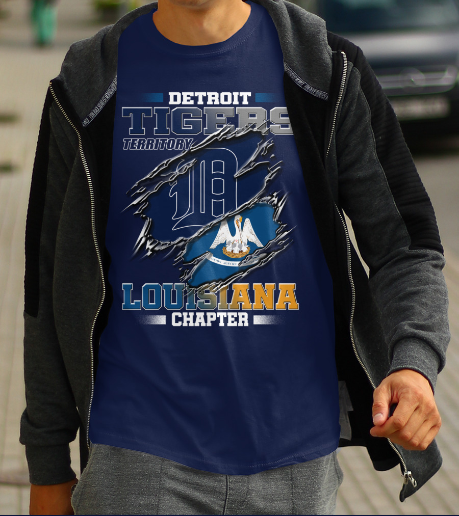 DETROIT TIGERS TERRITORY LOUISIANA CHAPTER T-Shirt