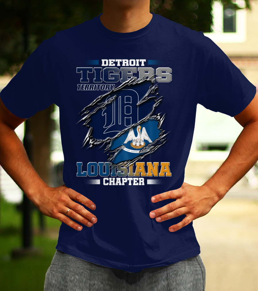 DETROIT TIGERS TERRITORY LOUISIANA CHAPTER T-Shirt