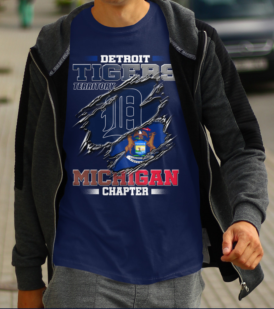 Detroit Tigers Territory Michigan Chapter T-Shirt