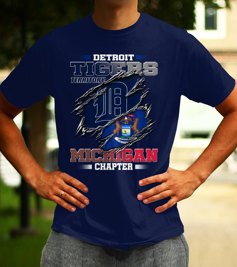 Detroit Tigers Territory Michigan Chapter T-Shirt