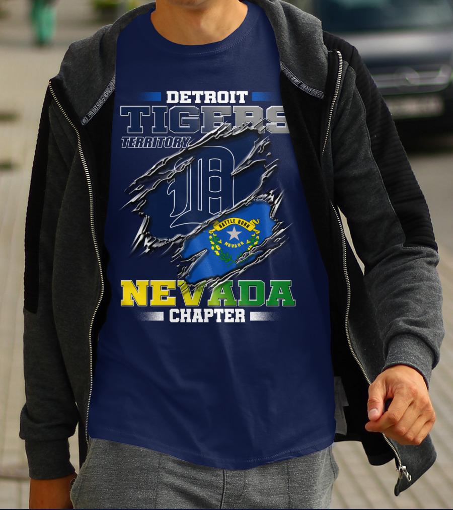 Detroit Tigers Territory Nevada Chapter T-Shirt
